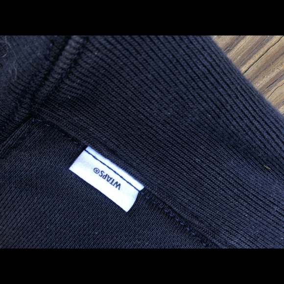 🥞🥞 Wtaps Hoodie X vans sweatshirt blue large hoody Collab skater - Picture 7 of 7